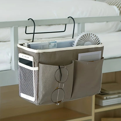 Bedside fabric organizer